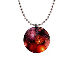 Fireworks Mini Button Necklace