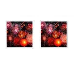 Fireworks Square Cuff Links