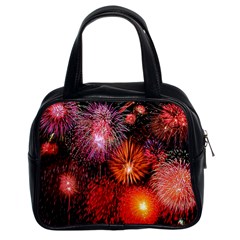 Fireworks Twin-sided Satched Handbag