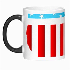 Usa Flag Map Morph Mug