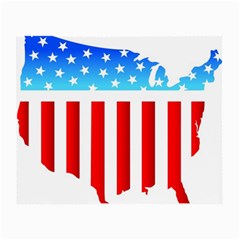 Usa Flag Map Glasses Cleaning Cloth