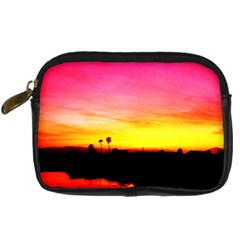 Pink Sunset Compact Camera Case by tammystotesandtreasures