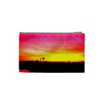 Pink Sunset Small Makeup Purse Back