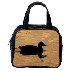 Lone Duck Single-sided Satchel Handbag by tammystotesandtreasures