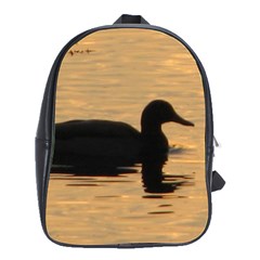 Lone Duck Large School Backpack by tammystotesandtreasures