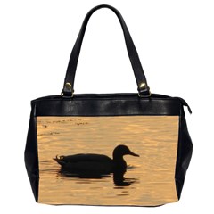 Lone Duck Twin-sided Oversized Handbag by tammystotesandtreasures