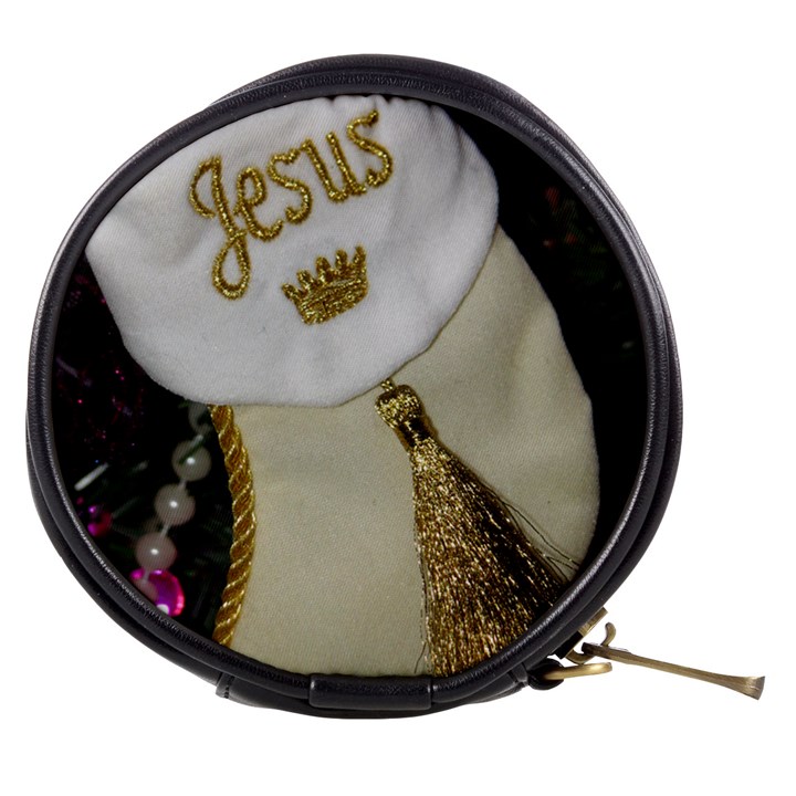 Jesus Christmas Sock Mini Makeup Case