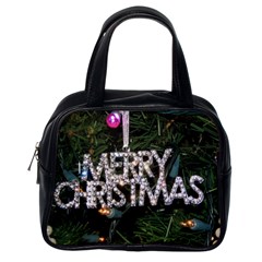 Merry Christmas  Single-sided Satchel Handbag by tammystotesandtreasures