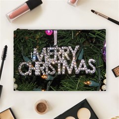 Merry Christmas  Large Makeup Purse