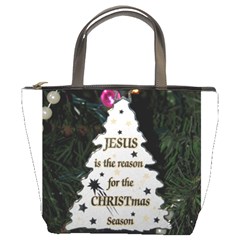 Jesus Is The Reason Bucket Handbag by tammystotesandtreasures