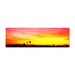 Pink Sunset Bumper Sticker Front