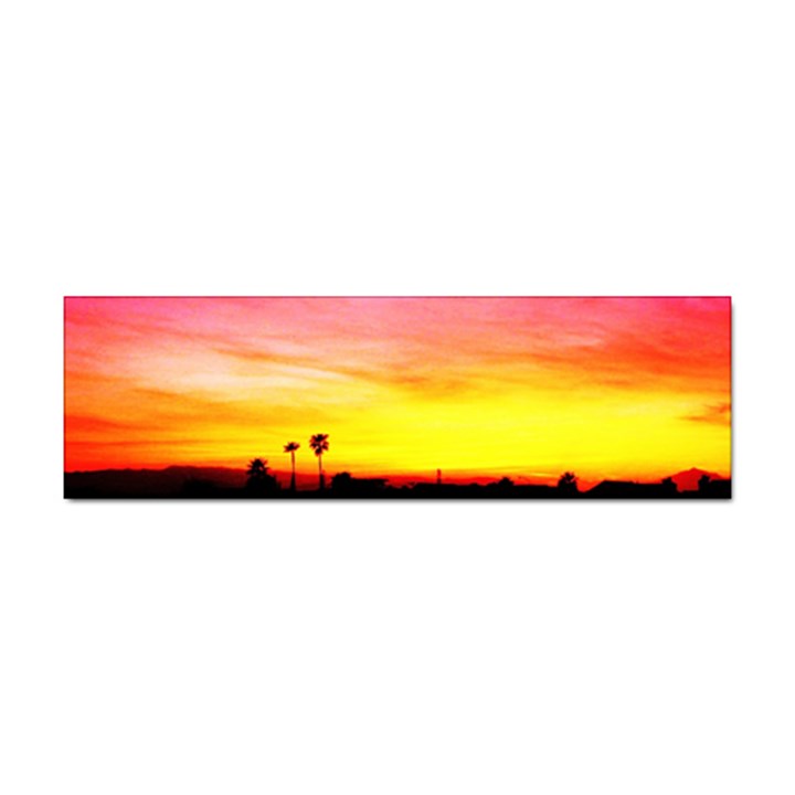 Pink Sunset Bumper Sticker