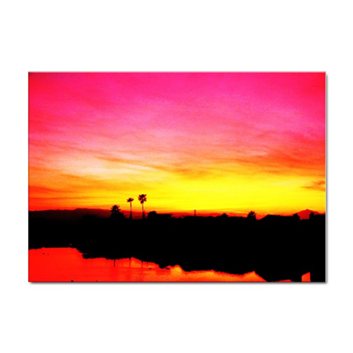 Pink Sunset 10 Pack A4 Sticker