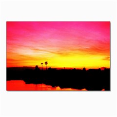 Pink Sunset 10 Pack Small Postcard