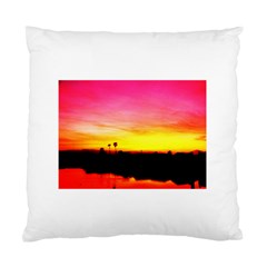 Pink Sunset Single-sided Cushion Case by tammystotesandtreasures