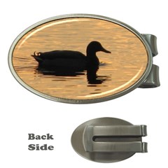 Lone Duck Money Clip (oval) by tammystotesandtreasures