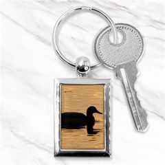 Lone Duck Key Chain (rectangle) by tammystotesandtreasures