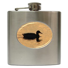 Lone Duck Hip Flask by tammystotesandtreasures