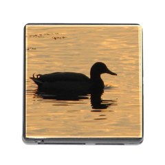 Lone Duck Card Reader With Storage (square) by tammystotesandtreasures