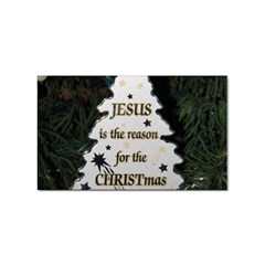 Jesus Is The Reason Sticker (rectangle) by tammystotesandtreasures