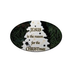 Jesus Is The Reason 100 Pack Sticker (oval) by tammystotesandtreasures