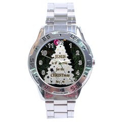 Jesus Is The Reason Stainless Steel Analogue Watch (round)