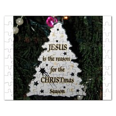 Jesus Is The Reason Jigsaw Puzzle (rectangle) by tammystotesandtreasures