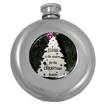 Jesus is the Reason Hip Flask (Round) Front