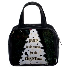 Jesus Is The Reason Twin-sided Satched Handbag by tammystotesandtreasures