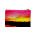 Pink Sunset Medium Makeup Purse Back