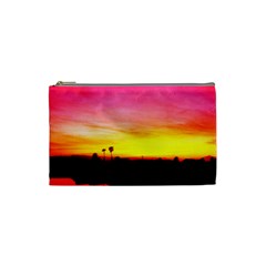 Pink Sunset Small Makeup Purse by tammystotesandtreasures