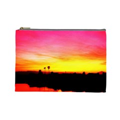 Pink Sunset Large Makeup Purse