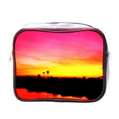 Pink Sunset Single-sided Cosmetic Case by tammystotesandtreasures