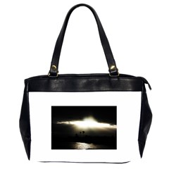 Sunset Glory Oversize Office Handbag (two Sides)