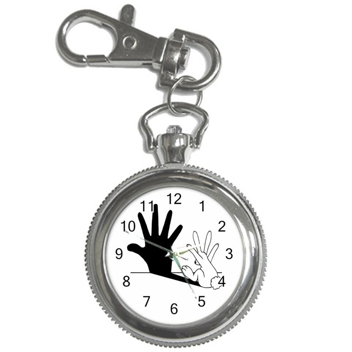 Rabbit Hand Shadow Key Chain & Watch