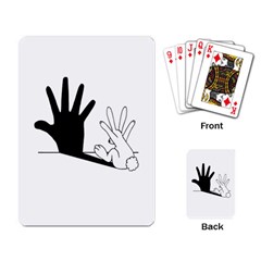 Rabbit Hand Shadow Standard Playing Cards by rabbithandshadow