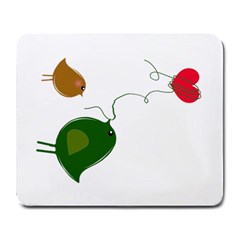 Love Birds Large Mouse Pad (rectangle) by LoveBirds