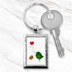 Love Birds Key Chain (rectangle) by LoveBirds