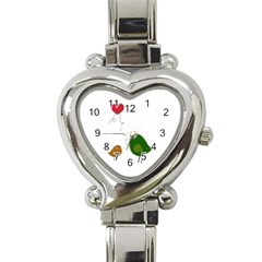 Love Birds Classic Elegant Ladies Watch (heart)