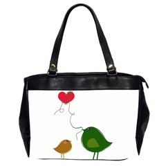 Love Birds Twin-sided Oversized Handbag by LoveBirds