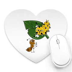 Animal World Mouse Pad (heart)