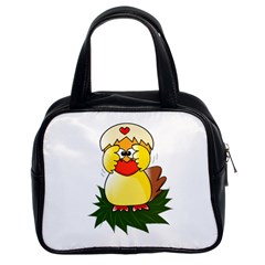 Coming Bird Twin-sided Satched Handbag by ComingBird