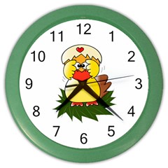 Coming Bird Colored Wall Clock by ComingBird