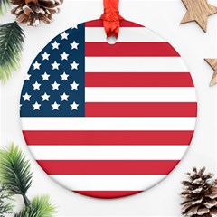 Flag Ceramic Ornament (Round)