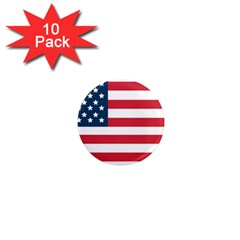 Flag 10 Pack Mini Magnet (round) by tammystotesandtreasures