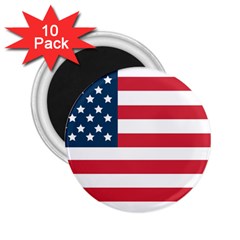 Flag 10 Pack Regular Magnet (Round)