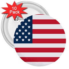 Flag 10 Pack Large Button (round)