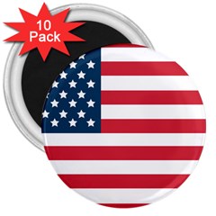 Flag 10 Pack Large Magnet (Round)