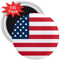 Flag 100 Pack Large Magnet (Round)