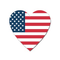 Flag Large Sticker Magnet (heart) by tammystotesandtreasures